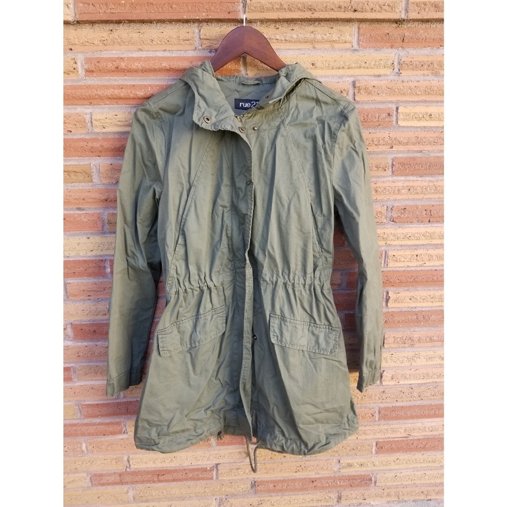 Rue21 army green utility jacket
